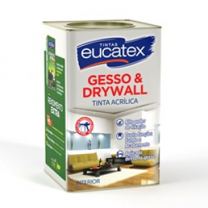 Tinta Gesso & Drywall Eucatex 