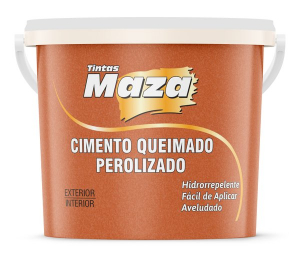 CIMENTO QUEIMADO PEROLIZADO MAZA LARANJA