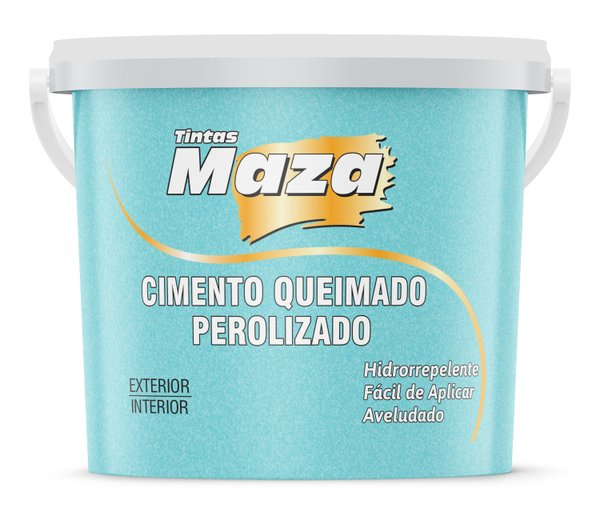 CIMENTO QUEIMADO PEROLIZADO MAZA AZUL TIFFANY