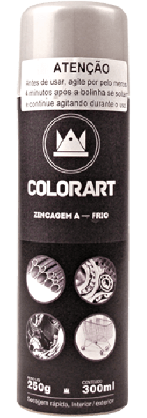 Spray Colorart Zincagem a Frio 