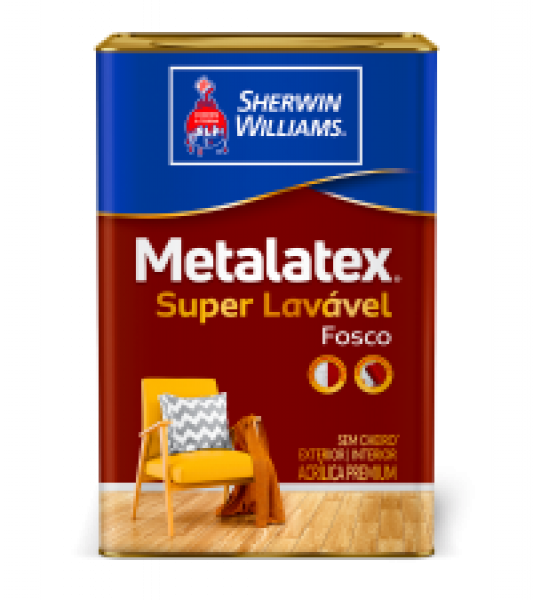 ACRILICO METALATEX FOSCO SHERWIN WILLIAMS SUPER LAVAVEL 