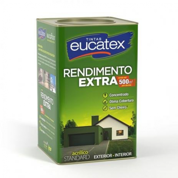 Acrilico Extra Rendimento Eucatex Branco 18L 
