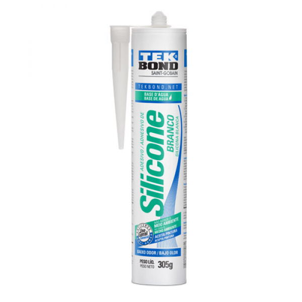 SILICONE BASE AGUA  BRANCO TEKBOND 305G 