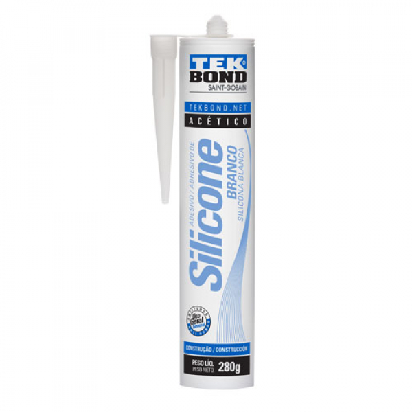 SILICONE ACÉTICO BRANCO TEKBOND 280G 