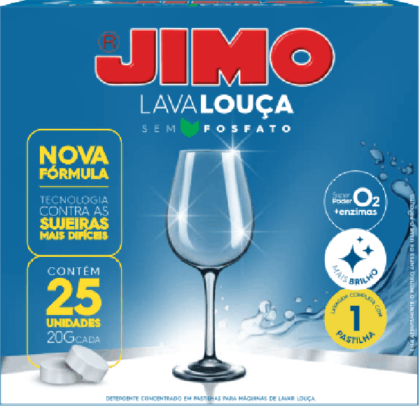 Jimo Lava-louça em Pastilha 