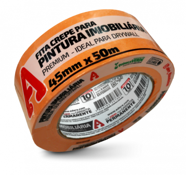 FITA CREPE LARANJA ADERE 