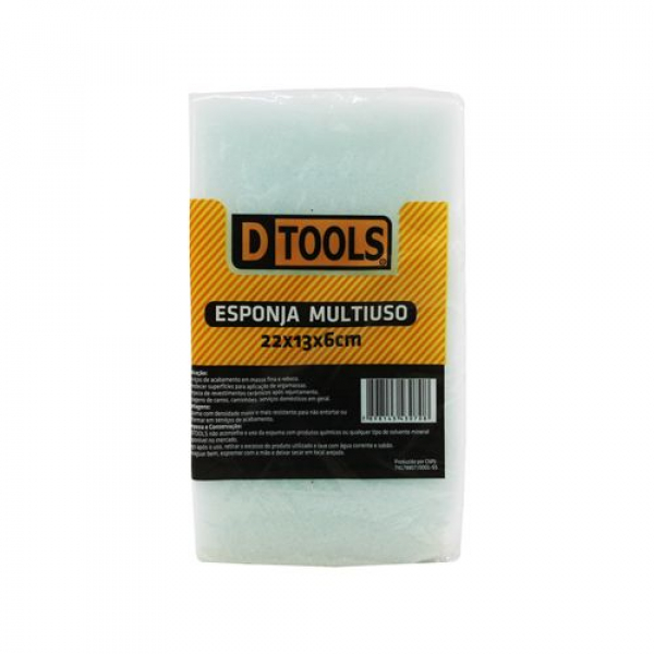 ESPONJA MULTIUSO 22 X 13, 5 X 6,5CM - DTOOLS