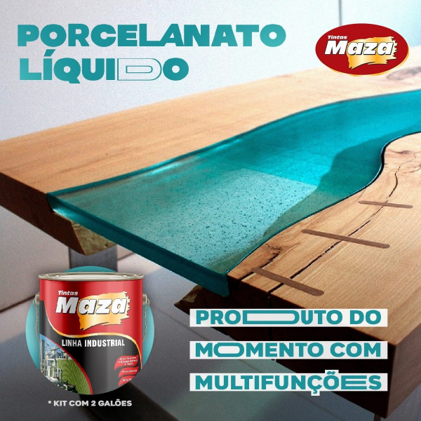 Kit Porcelanato Liquido Maza 